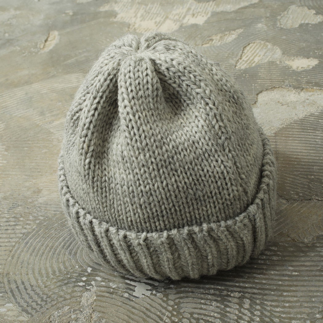 HIGHLAND2000 ハイランド2000 SB ボブキャップ リブターンナップ ライトグレー SB Bob Cap／Rib Turnnup Lt Grey F