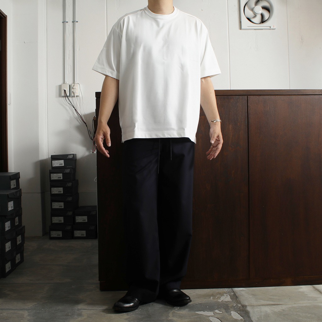 CAPERTICA カペルチカ Tシャツ スビンコットン コンパクトジャージ オーバーサイズ ホワイト