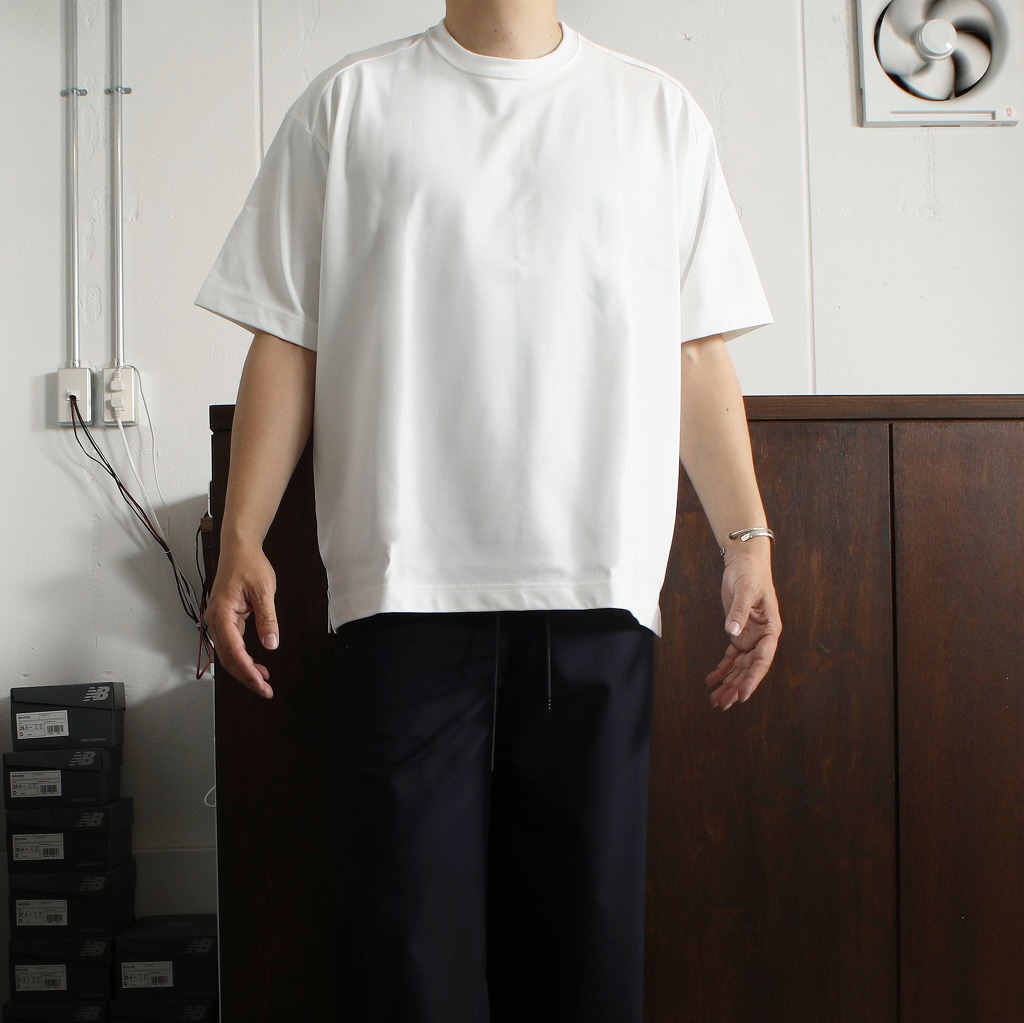 CAPERTICA カペルチカ Tシャツ スビンコットン コンパクトジャージ オーバーサイズ ホワイト