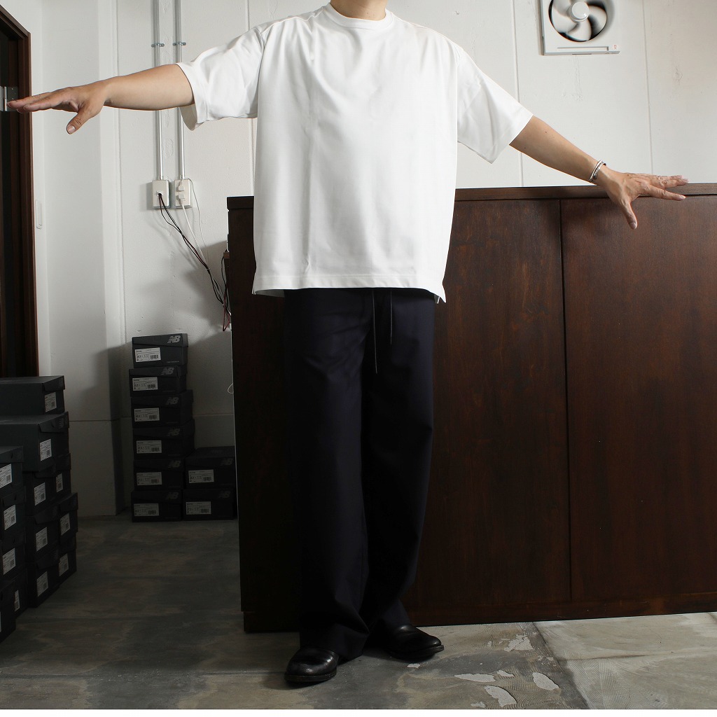 CAPERTICA カペルチカ Tシャツ スビンコットン コンパクトジャージ オーバーサイズ ホワイト