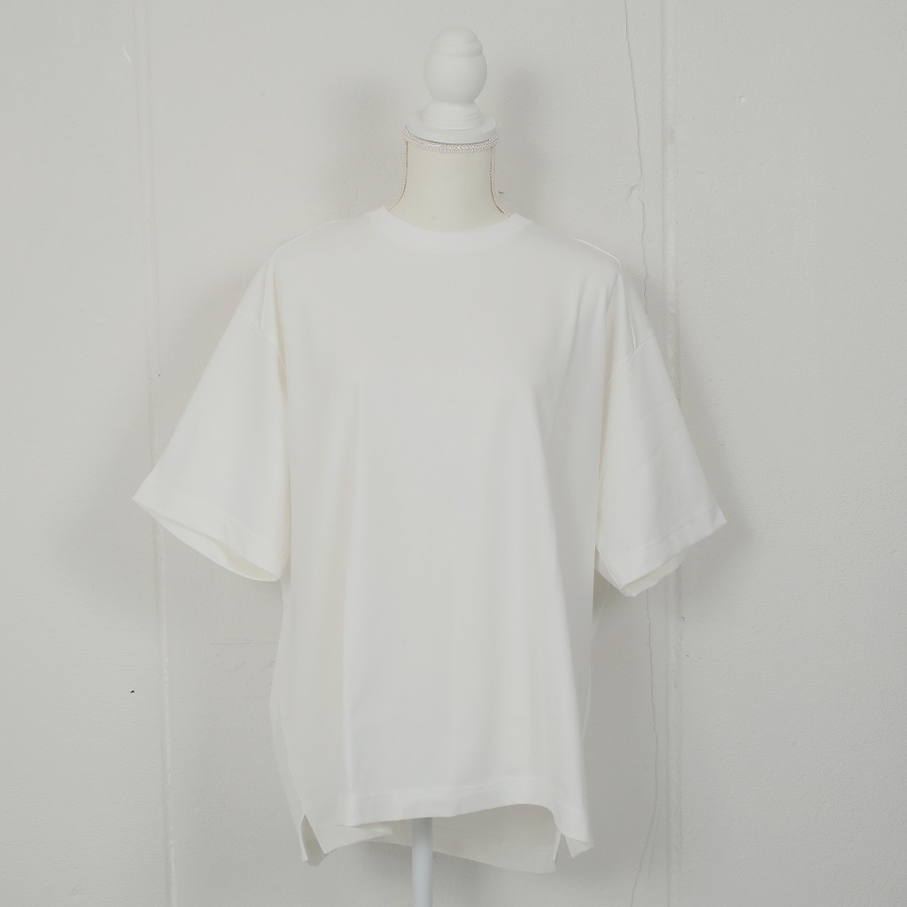 CAPERTICA カペルチカ Tシャツ スビンコットン コンパクトジャージ オーバーサイズ ホワイト