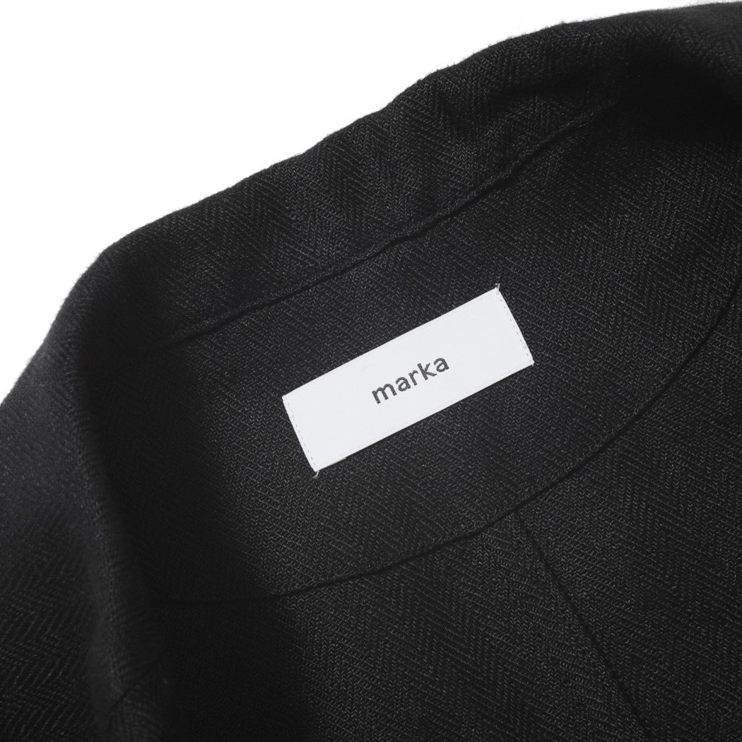 marka マーカ リネンへリンボン ストロールアラウンド ジャケット 2B