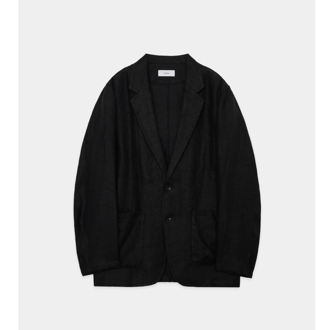 marka リネンへリンボン / ストロールアラウンドジャケット, Ecru STROLL AROUND JACKET -LINEN HERRINGBONE-(ECRU) - H-L