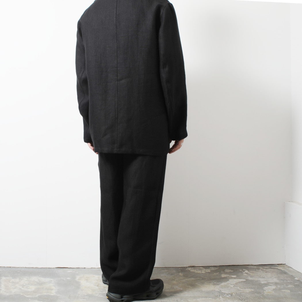 marka マーカ リネンへリンボン ストロールアラウンド ジャケット 2B