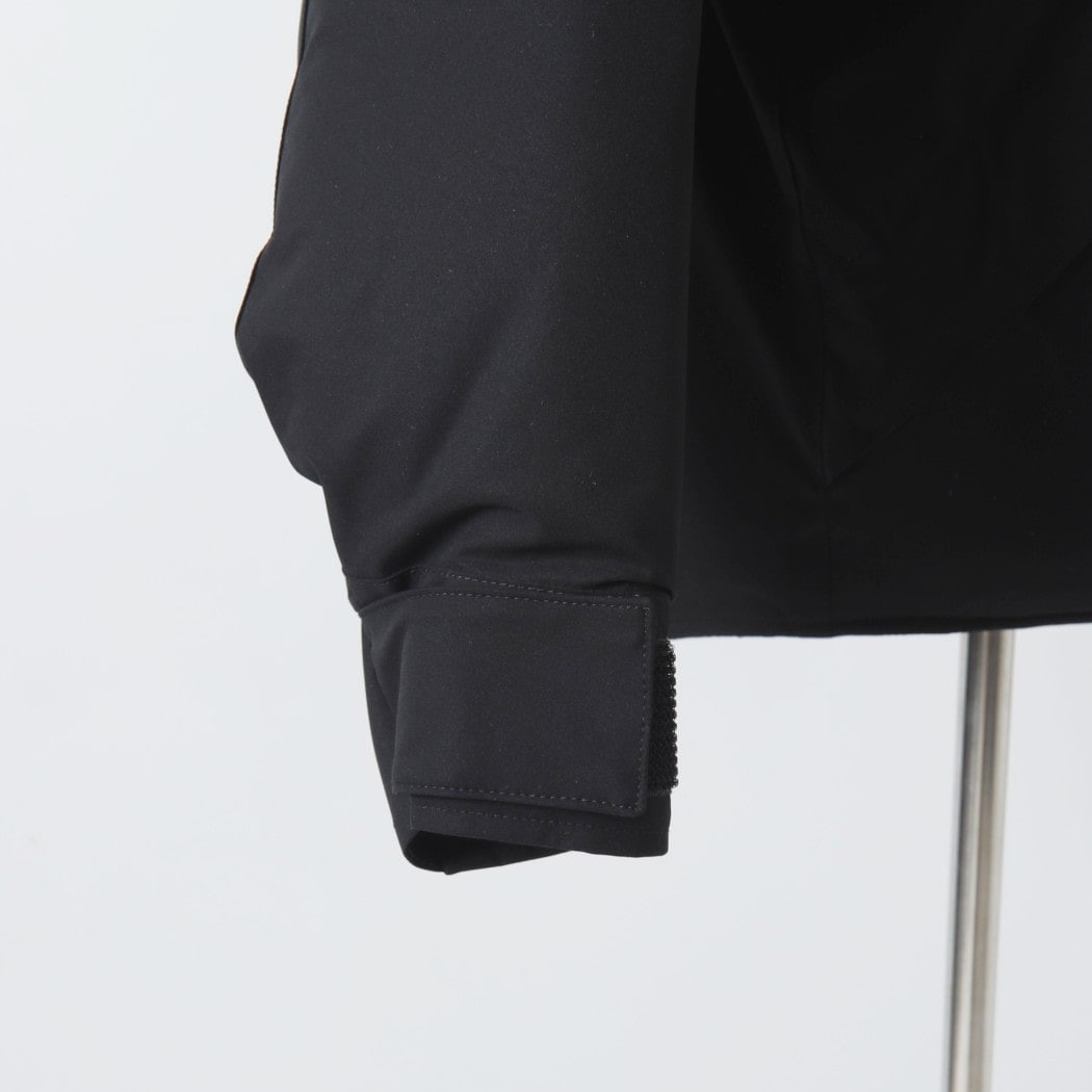 INTERIM インテリム HI-LOFT WATER PROOF INSULATED HOODED JACKETハイロフト ウォータープルーフ インスレイテッド フーデッド ジャケット ブラック