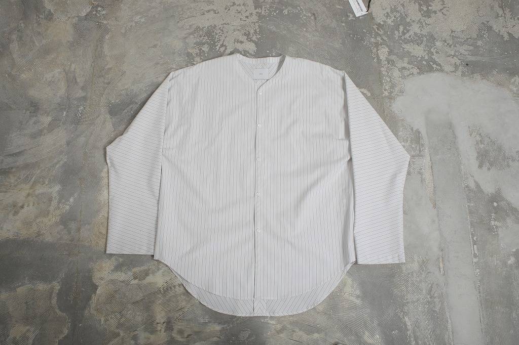 ATHA アタ ダボシャツ グレーストライプ ユニセックス SUPERIOR PIMA STRIPE DABO SHIRT GRY STRIPE