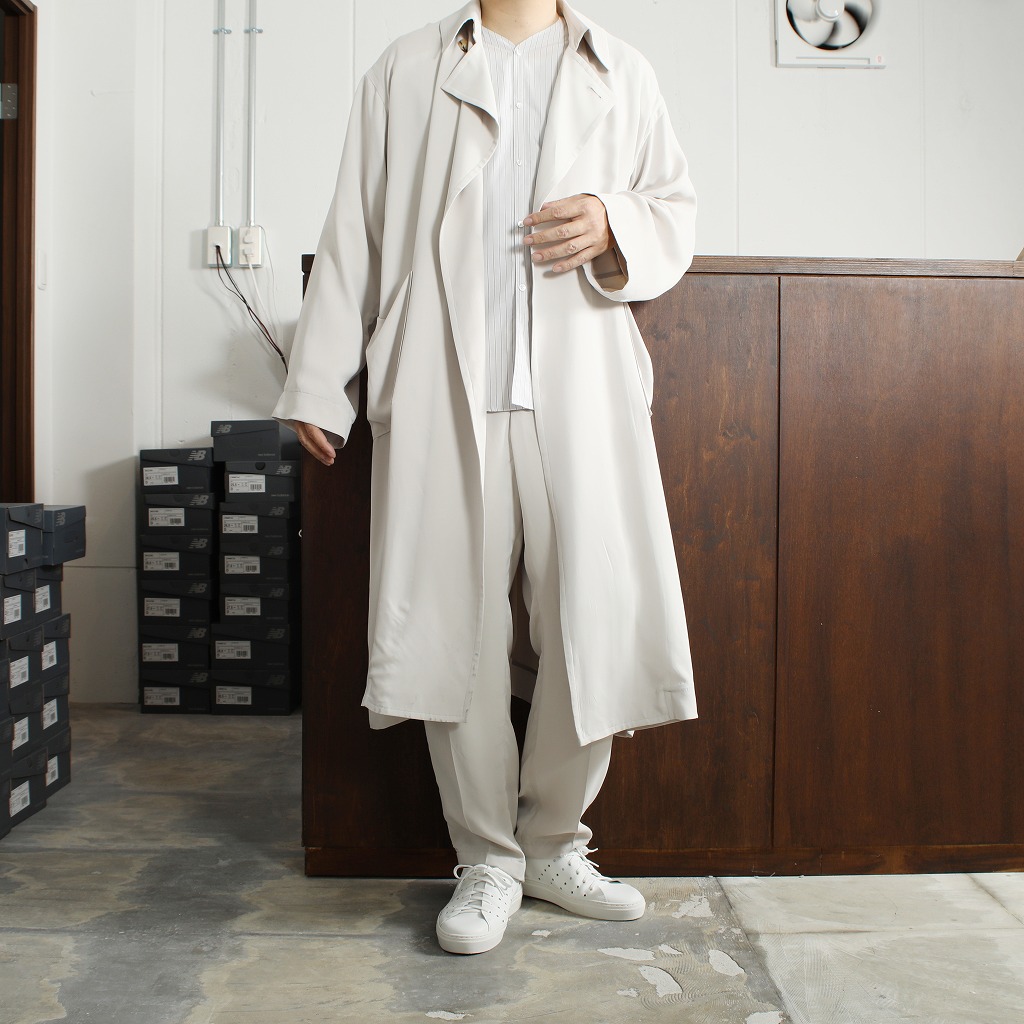 ATHA アタ ダボシャツ グレーストライプ ユニセックス SUPERIOR PIMA STRIPE DABO SHIRT GRY STRIPE