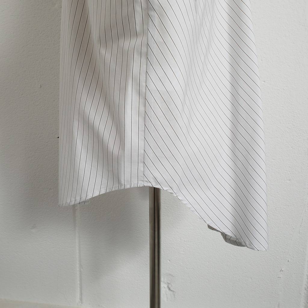 ATHA アタ ダボシャツ グレーストライプ ユニセックス SUPERIOR PIMA STRIPE DABO SHIRT GRY STRIPE