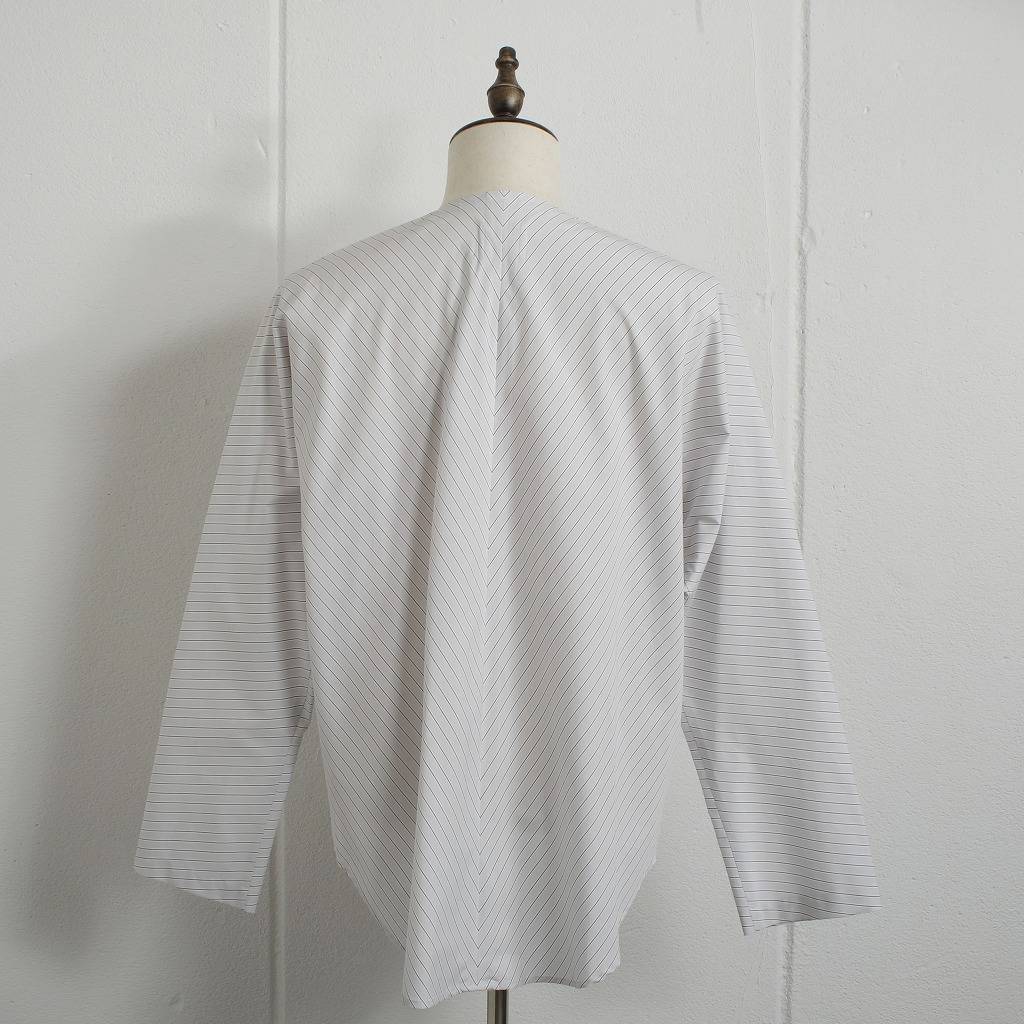 ATHA アタ ダボシャツ グレーストライプ ユニセックス SUPERIOR PIMA STRIPE DABO SHIRT GRY STRIPE