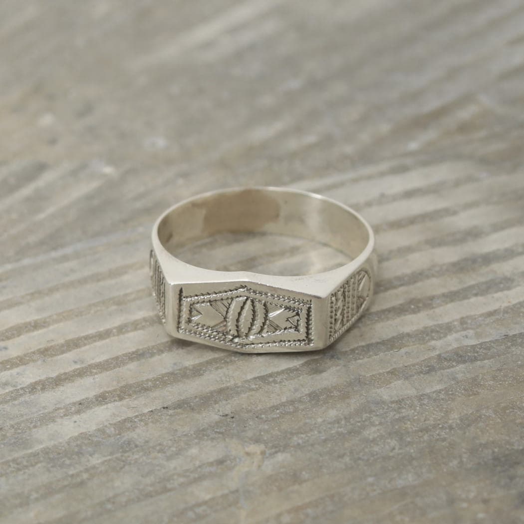 TOUAREG SILVER JEWELRY トゥアレグ シルバー ジュエリー レクタングル