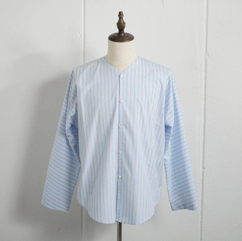 Batten SPORTSWEAR USA製 花柄 シャツ XS相当 ブルー系 ワイシャツ 花柄 プリント イエロー LOUIS & CLERK｜STYLE WORKS