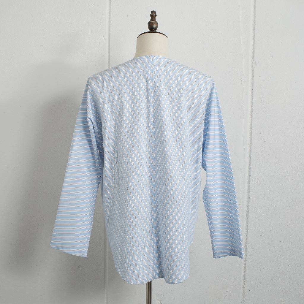 ATHA アタ ダボシャツ ブルーストライプ ユニセックス SUPERIOR PIMA STRIPE DABO SHIRT BLUE STRIPE