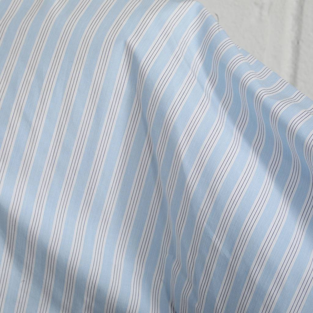 ATHA アタ ダボシャツ ブルーストライプ ユニセックス SUPERIOR PIMA STRIPE DABO SHIRT BLUE STRIPE