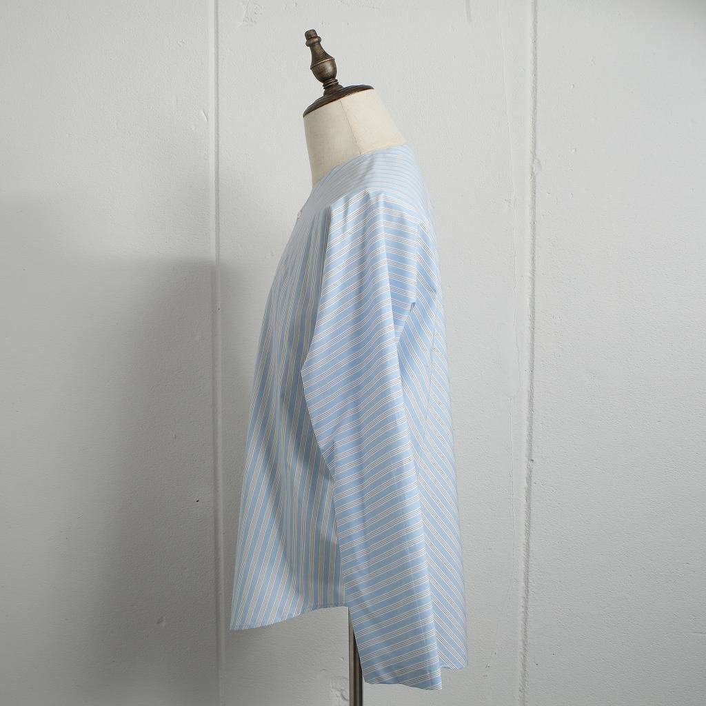 ATHA アタ ダボシャツ ブルーストライプ ユニセックス SUPERIOR PIMA STRIPE DABO SHIRT BLUE STRIPE