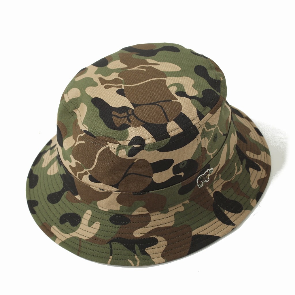 Scye/SCYE BASICS サイベーシックス バケットハット サイカモフラ柄プリント Rhino Camo Print Bucket Hat オリーブ