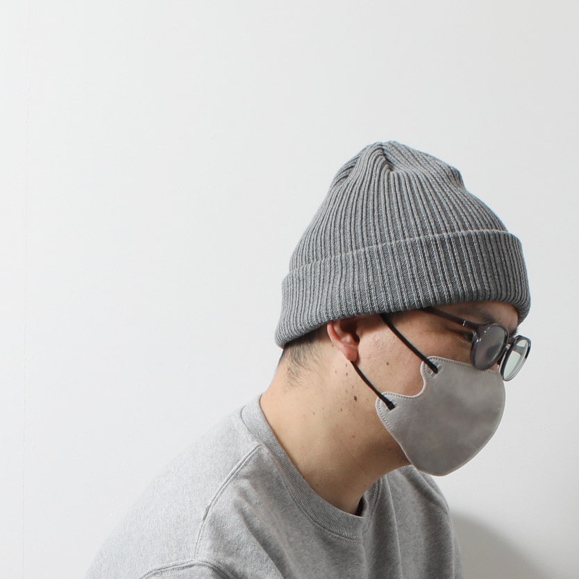 a people to collect コットン リブ ニット帽 ニットキャップ 高さ