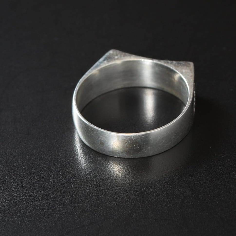 TOUAREG SILVER JEWELRY トゥアレグ シルバー ジュエリー レクタングル4 シルバーリング シルバー 15号