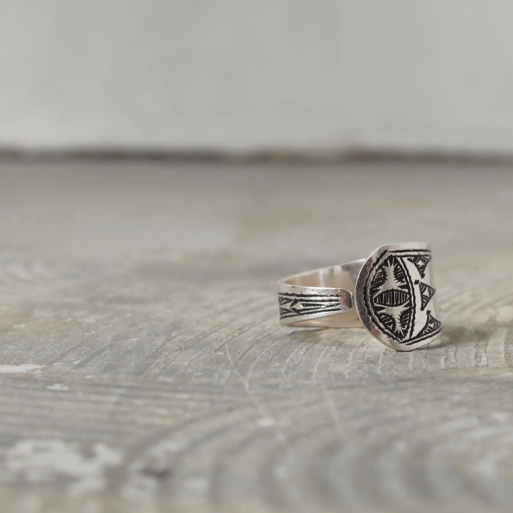 TOUAREG SILVER JEWELRY トゥアレグ シルバー ジュエリー シルバーリング アシンメトリー シルバー
