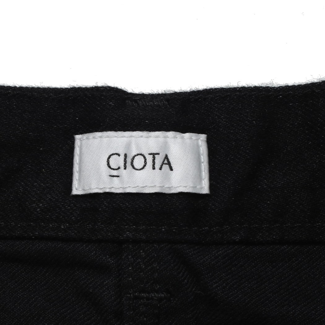 CIOTA シオタ 11.5oz デニム ペインターパンツ ブラック