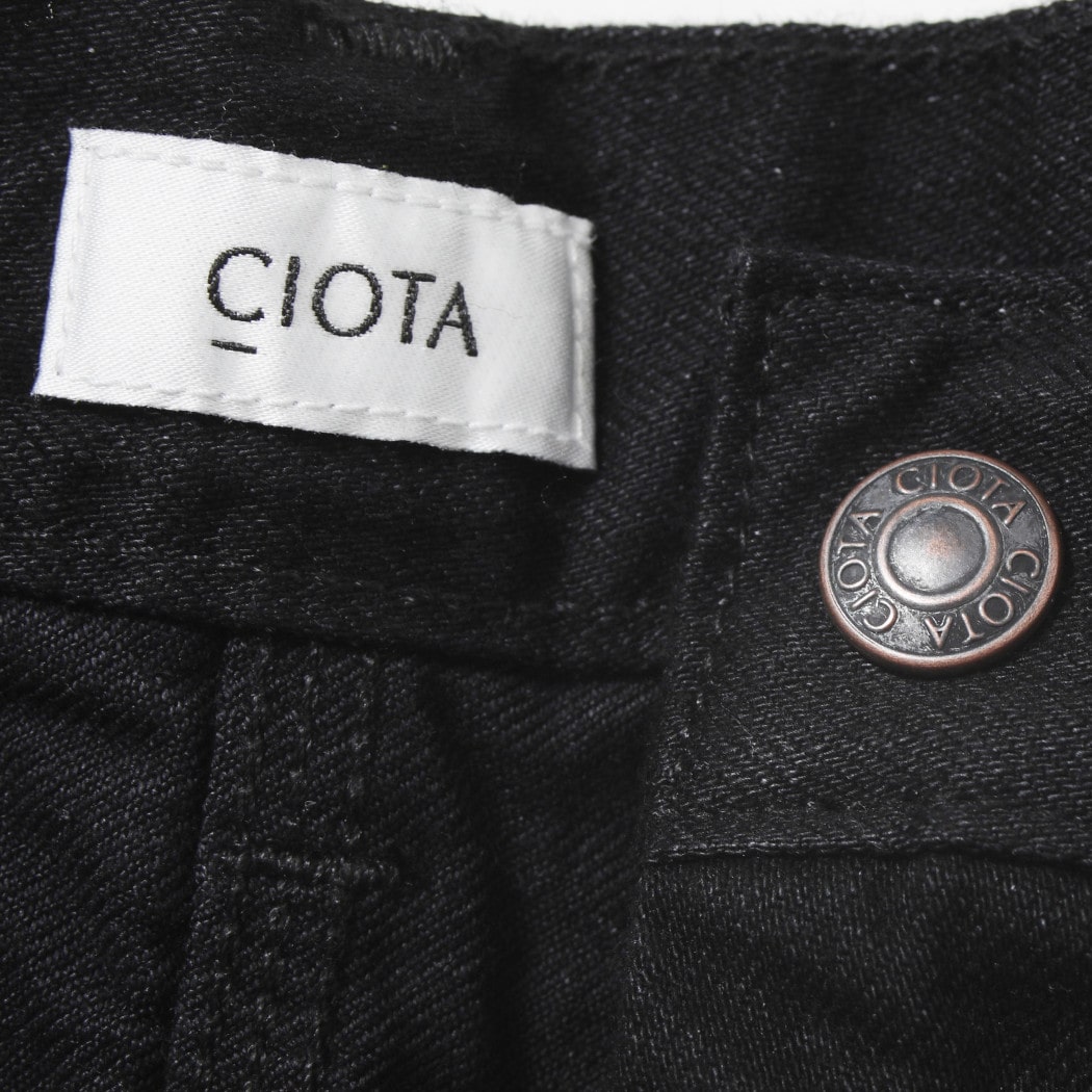 CIOTA シオタ 11.5oz デニム ペインターパンツ ブラック