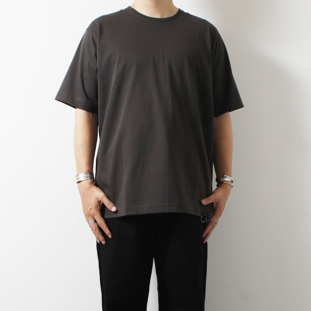 CAPERTICA カペルチカ Tシャツ ソフトツイスト スビンコットン EBONY