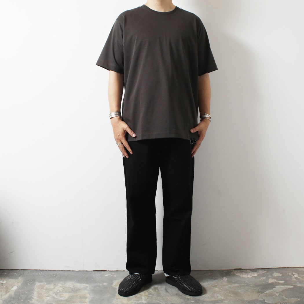 CAPERTICA カペルチカ Tシャツ ソフトツイスト スビンコットン EBONY
