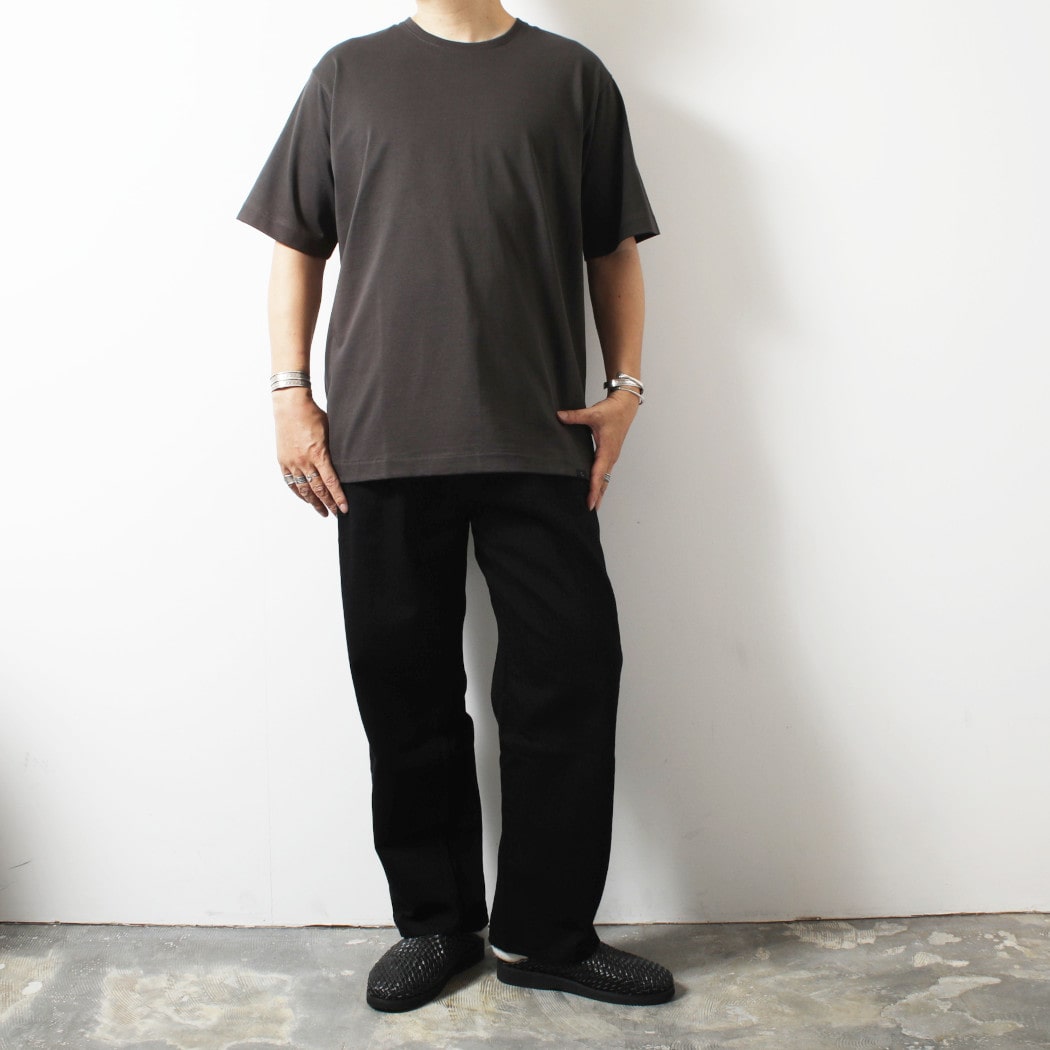 CAPERTICA カペルチカ Tシャツ ソフトツイスト スビンコットン EBONY