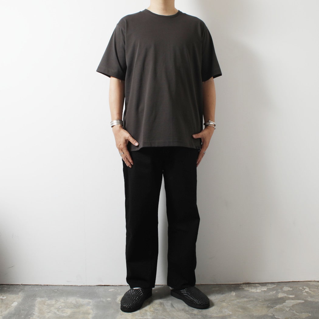 CAPERTICA カペルチカ Tシャツ ソフトツイスト スビンコットン EBONY