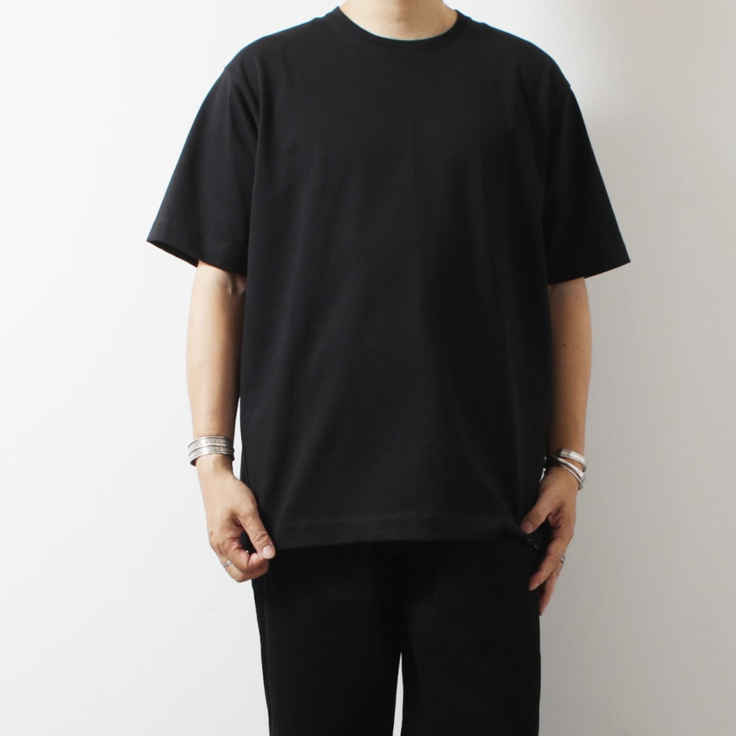 CAPERTICA カペルチカ Tシャツ ソフトツイスト スビンコットン ブラック