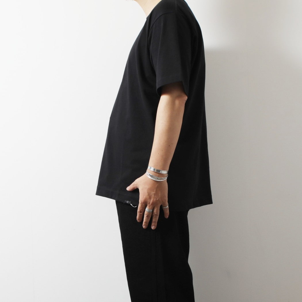 CAPERTICA カペルチカ Tシャツ ソフトツイスト スビンコットン ブラック
