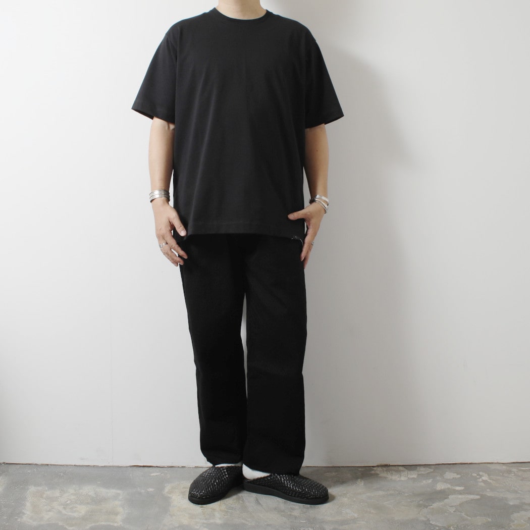 CAPERTICA カペルチカ Tシャツ ソフトツイスト スビンコットン ブラック