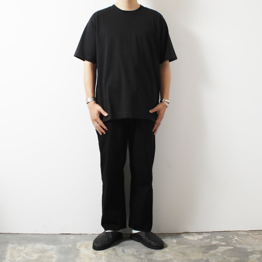 CAPERTICA カペルチカ Tシャツ ソフトツイスト スビンコットン ブラック