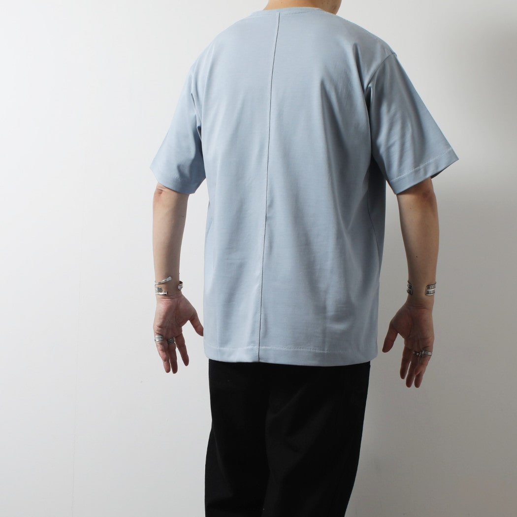 【10%OFF クーポン発行中！！】CAPERTICA カペルチカ Tシャツ ソフトツイスト スビンコットン サックス