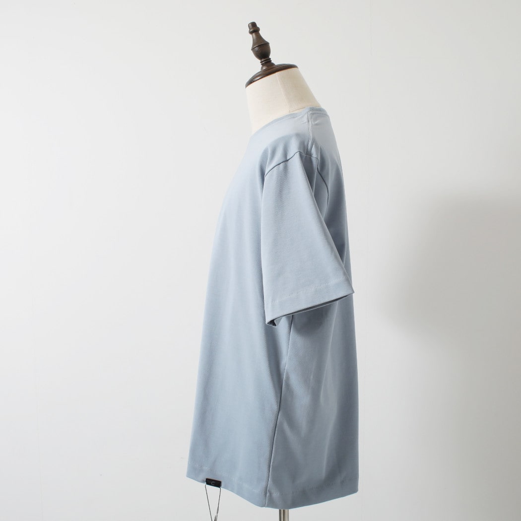 【10%OFF クーポン発行中！！】CAPERTICA カペルチカ Tシャツ ソフトツイスト スビンコットン サックス