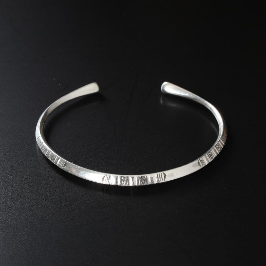 TOUAREG SILVER JEWELRY トゥアレグ シルバー ジュエリー POURE SILVER BANGLE シルバーバングル 1 シルバー