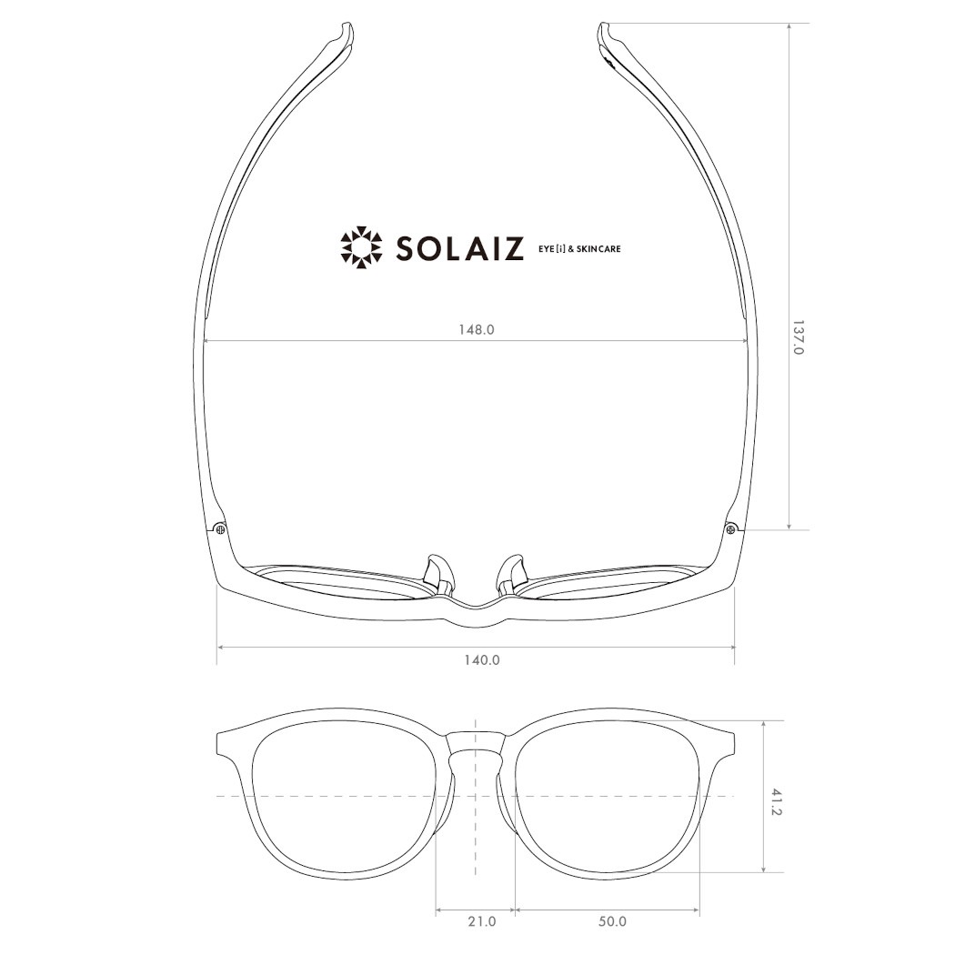 【10%OFF クーポン発行中！！】SOLAIZ ソライズ サングラス Daily use collection SLD-001 ミドルウエリントン