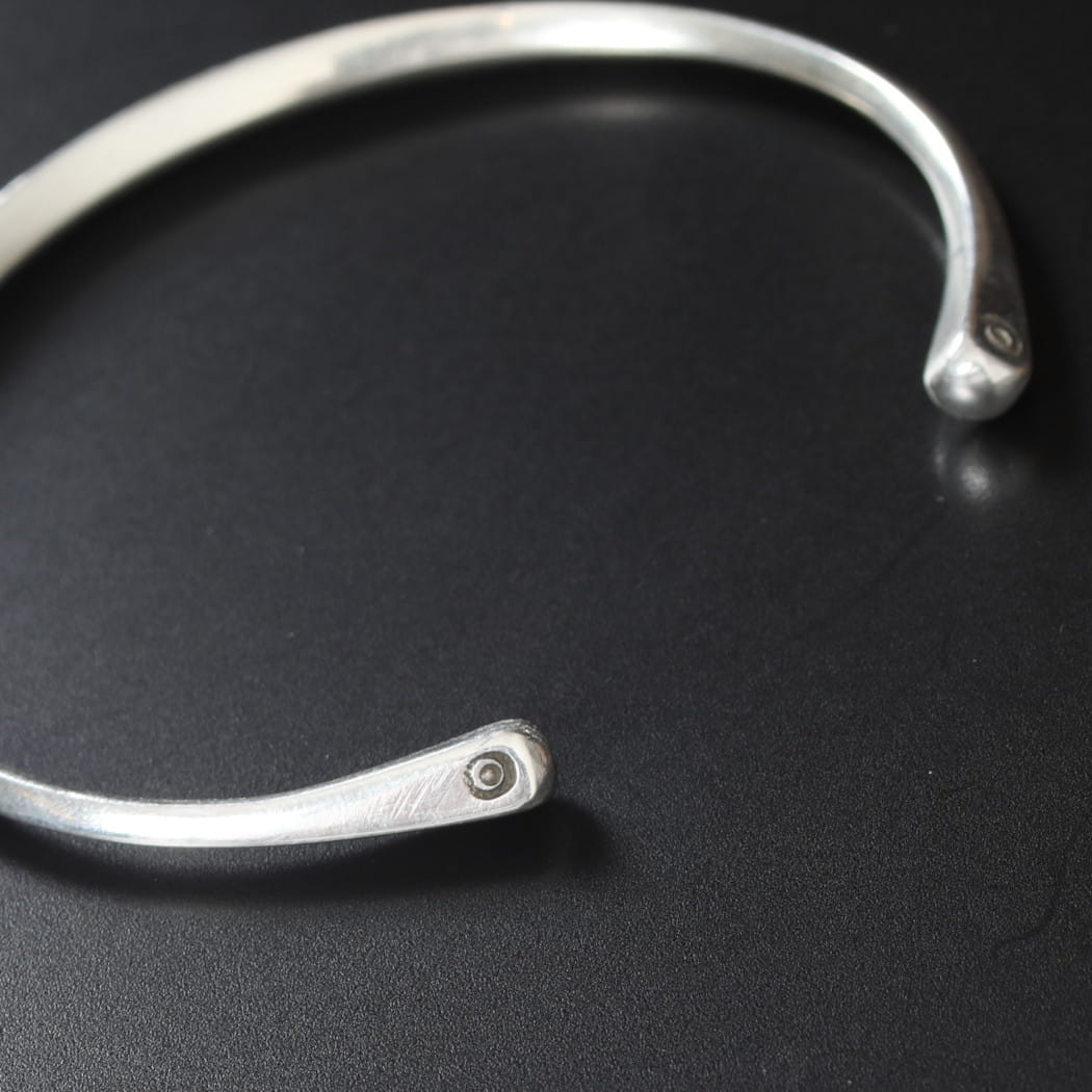 TOUAREG SILVER JEWELRY トゥアレグ シルバー ジュエリー POURE SILVER BANGLE シルバーバングル 2 シルバー