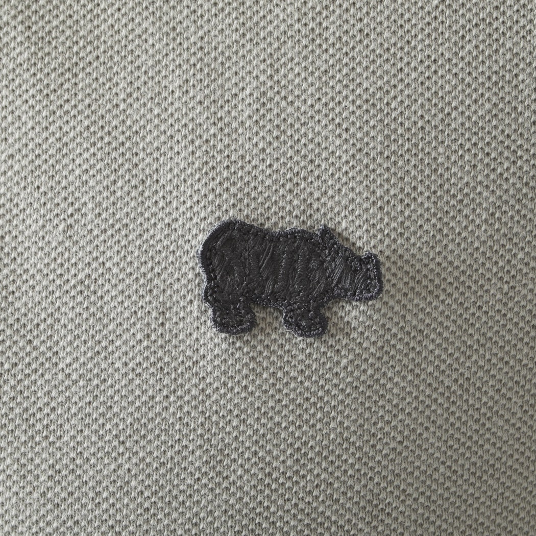 サイベーシックス SCYE BASICS 鹿の子 ポロシャツ ウオッシュド Cotton Pique Polo Shirt ライトグレー