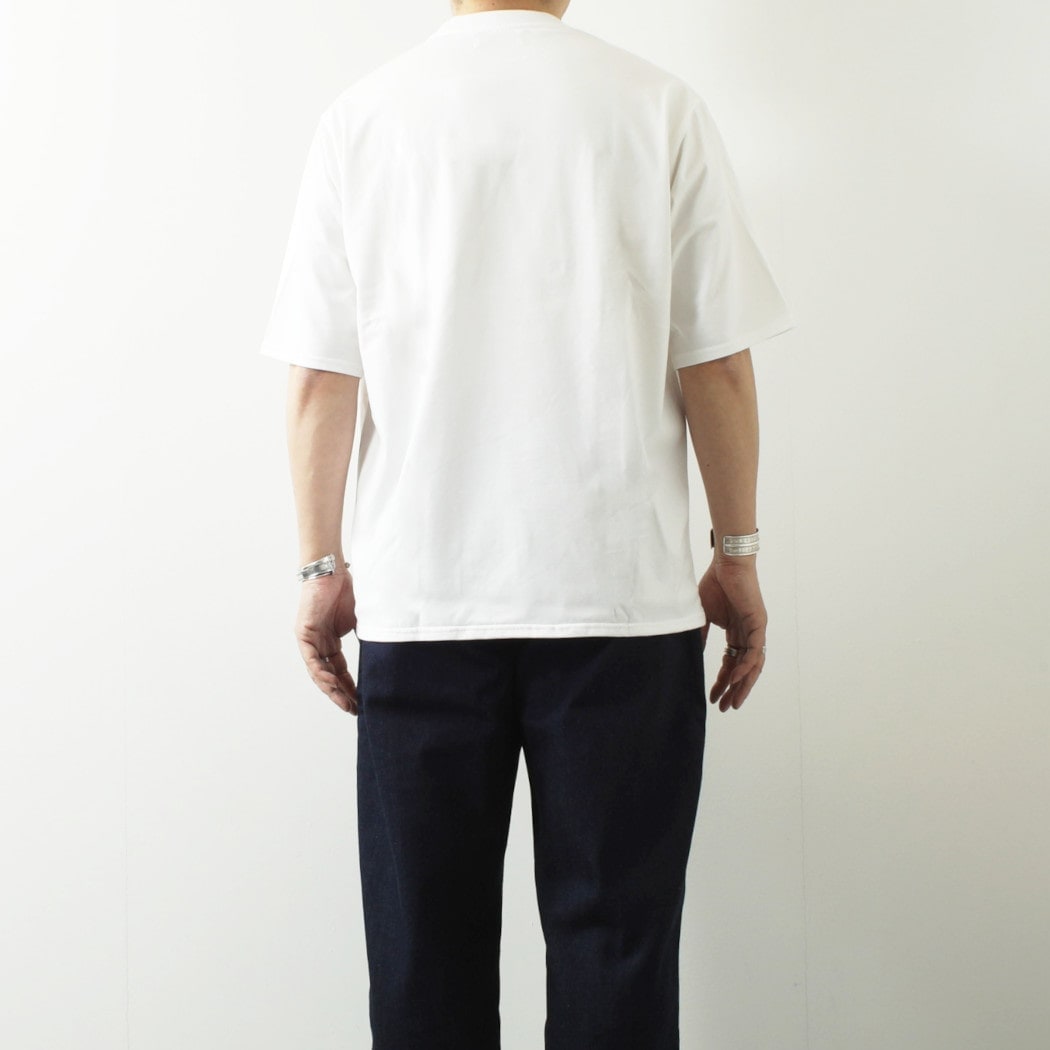 marka マーカ CREW NECK TEE BLACK WHITE オーガニック コットン