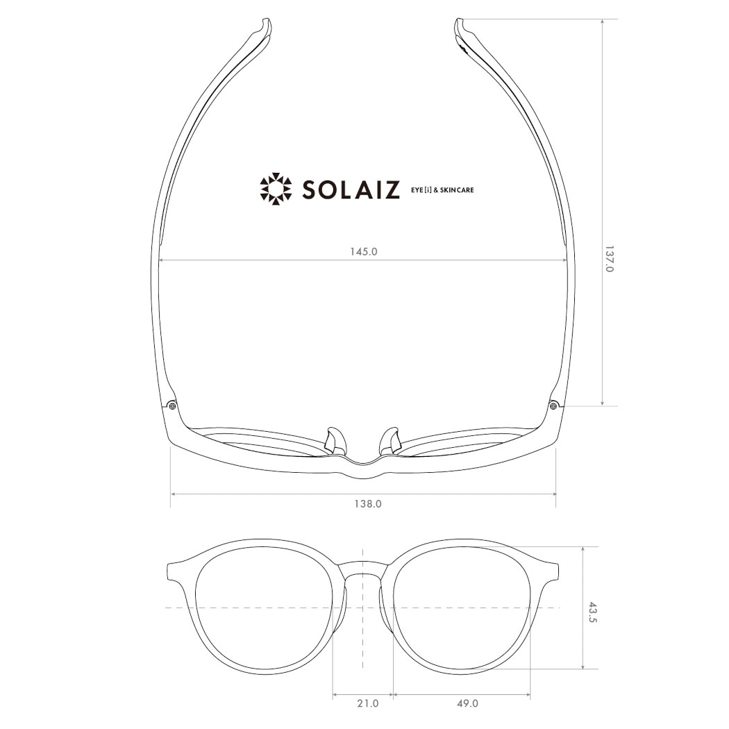 【10%OFF クーポン発行中!!】SOLAIZ ソライズ サングラス Daily use collection SLD-002 ボストンモデル