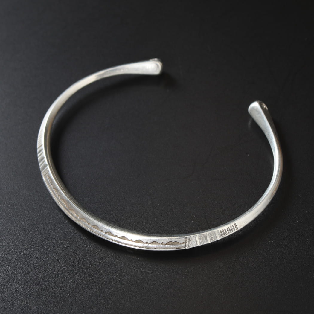 TOUAREG SILVER JEWELRY トゥアレグ シルバー ジュエリー POURE SILVER BANGLE シルバーバングル 3 シルバー