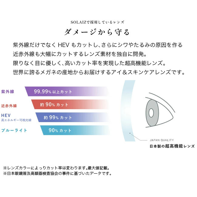 【10%OFF クーポン発行中！！】SOLAIZ ソライズ サングラス Daily use collection SLD-003 ウエリントン