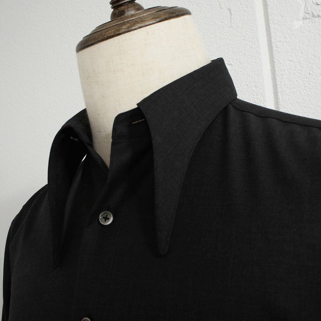 美品 XL相当 ケイスリー ヘイフォード バンドカラーシャツブルゾン ドッキング Casely-Hayford - 美品 XL相当 ケイスリー ヘイフォード バンド