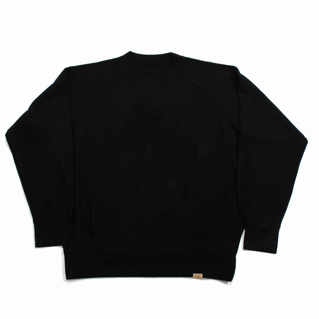 COLINA de passaros コリーナ タック スウェット Super 140s Washable Wool Tuck Sweat ブラック