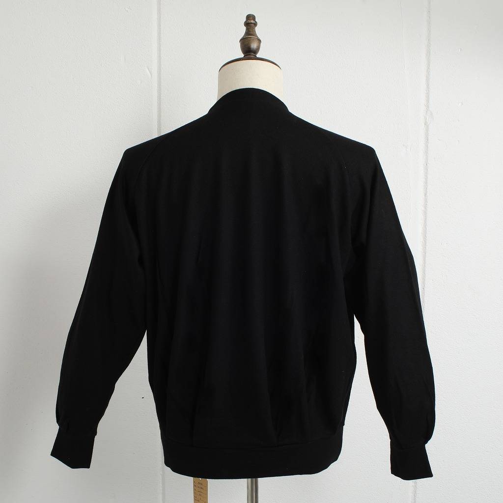 COLINA de passaros コリーナ タック スウェット Super 140s Washable Wool Tuck Sweat ブラック