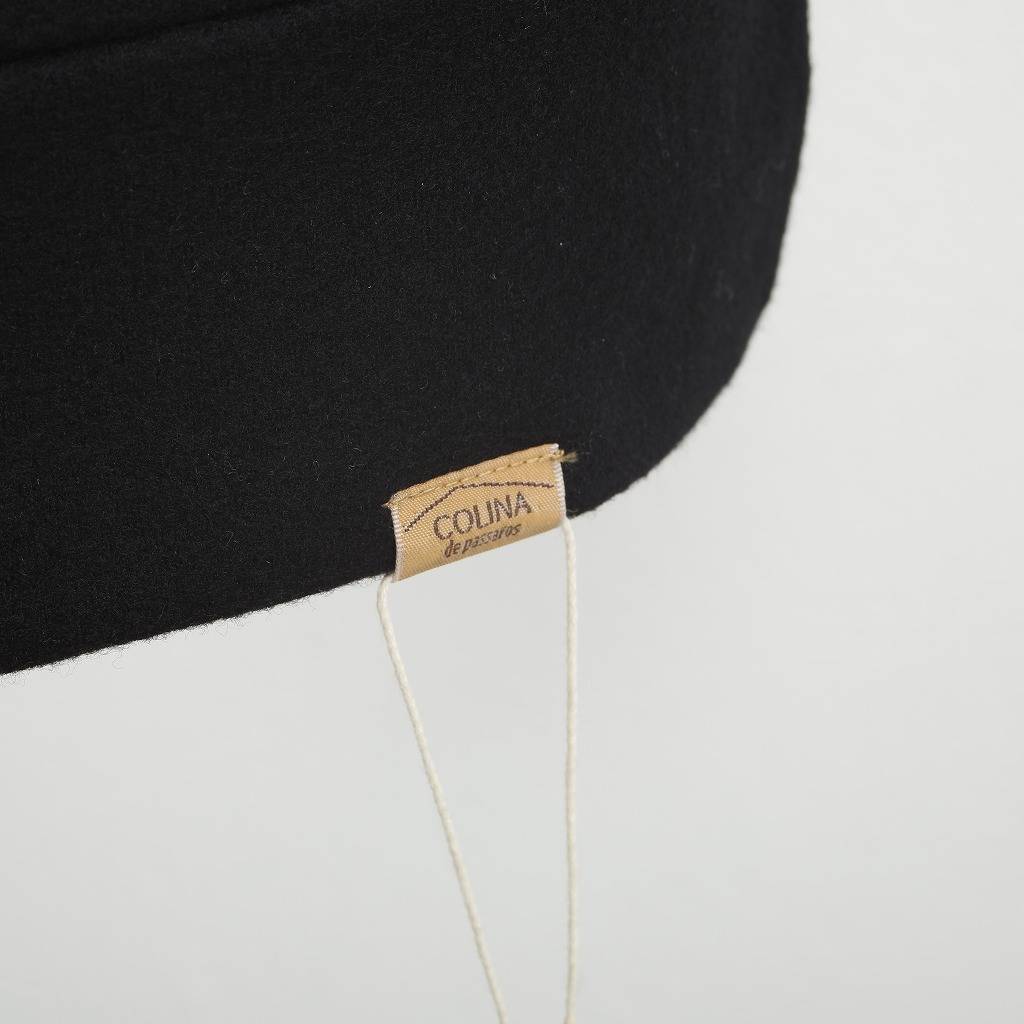 COLINA de passaros コリーナ タック スウェット Super 140s Washable Wool Tuck Sweat ブラック