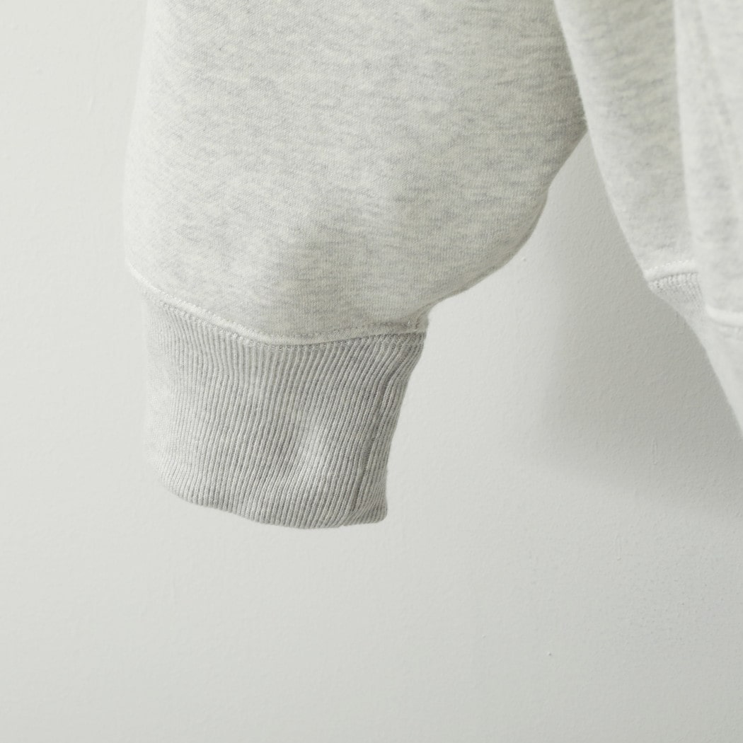 Gymphlex ジムフレックス 長袖 スウェット パーカー プルオーバー AIR LIGHT FLEECY トップグレー