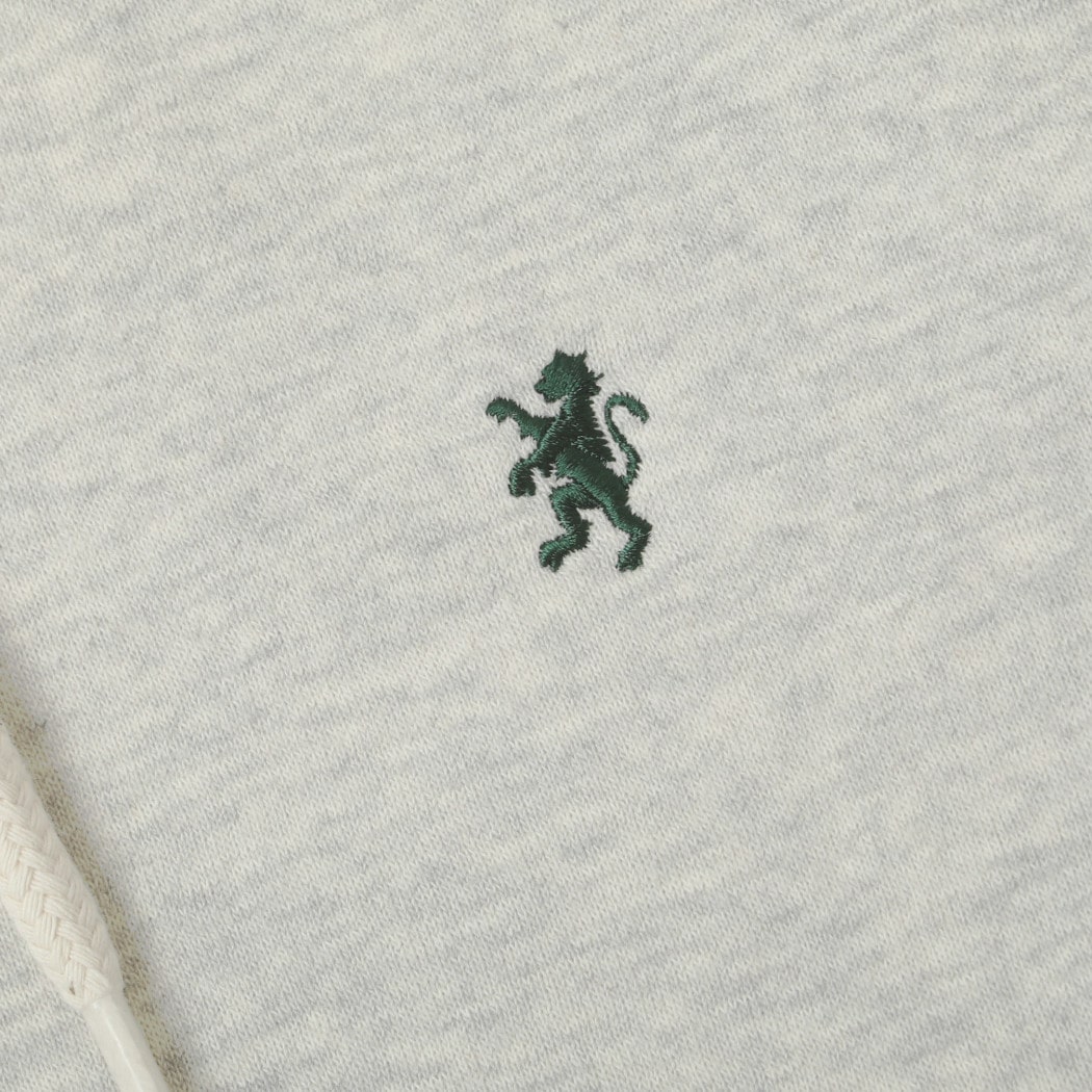 Gymphlex ジムフレックス 長袖 スウェット パーカー プルオーバー AIR LIGHT FLEECY トップグレー