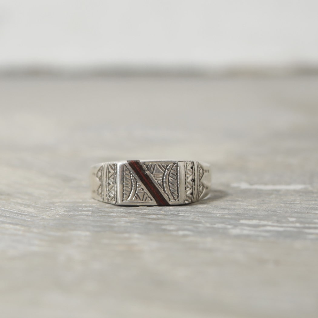 TOUAREG SILVER JEWELRY トゥアレグ シルバー ジュエリー シルバーリング ebony1 シルバー 24号