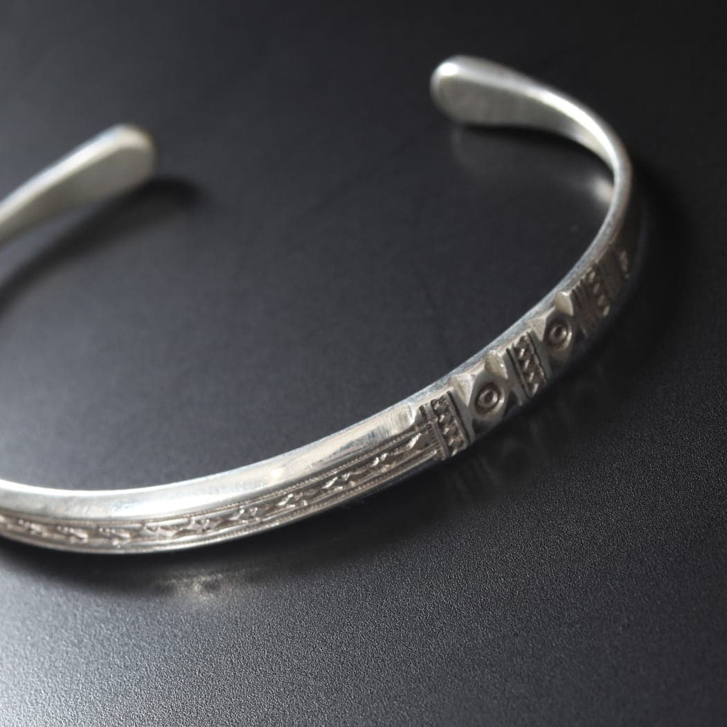 TOUAREG SILVER JEWELRY トゥアレグ シルバー ジュエリー POURE SILVER BANGLE シルバーバングル 5 シルバー